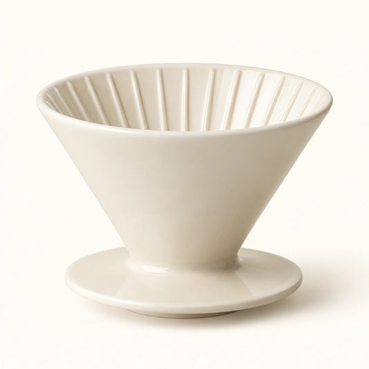 Ceramic Pour-Over Cone — hero view