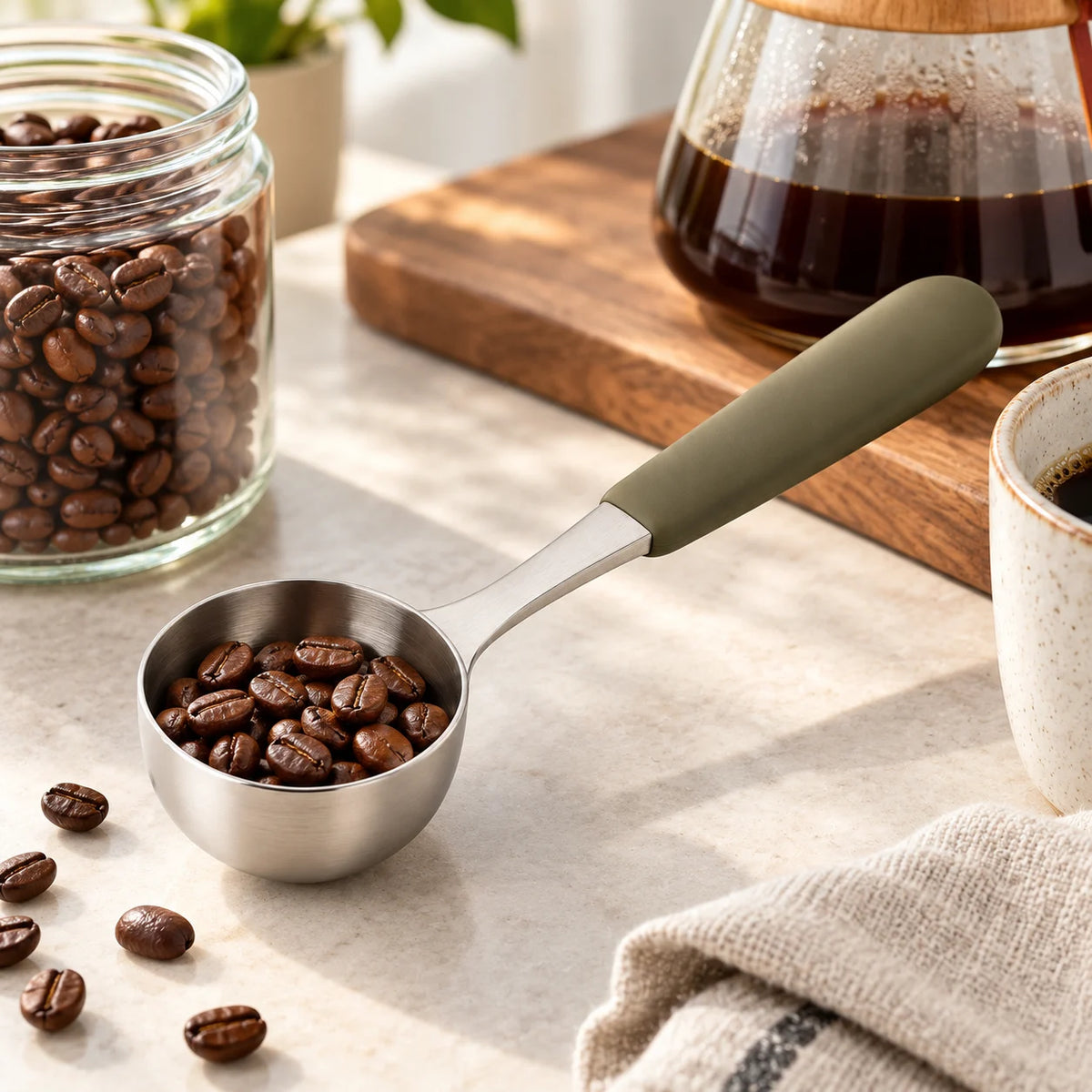 Coffee Measuring Scoop — feature view