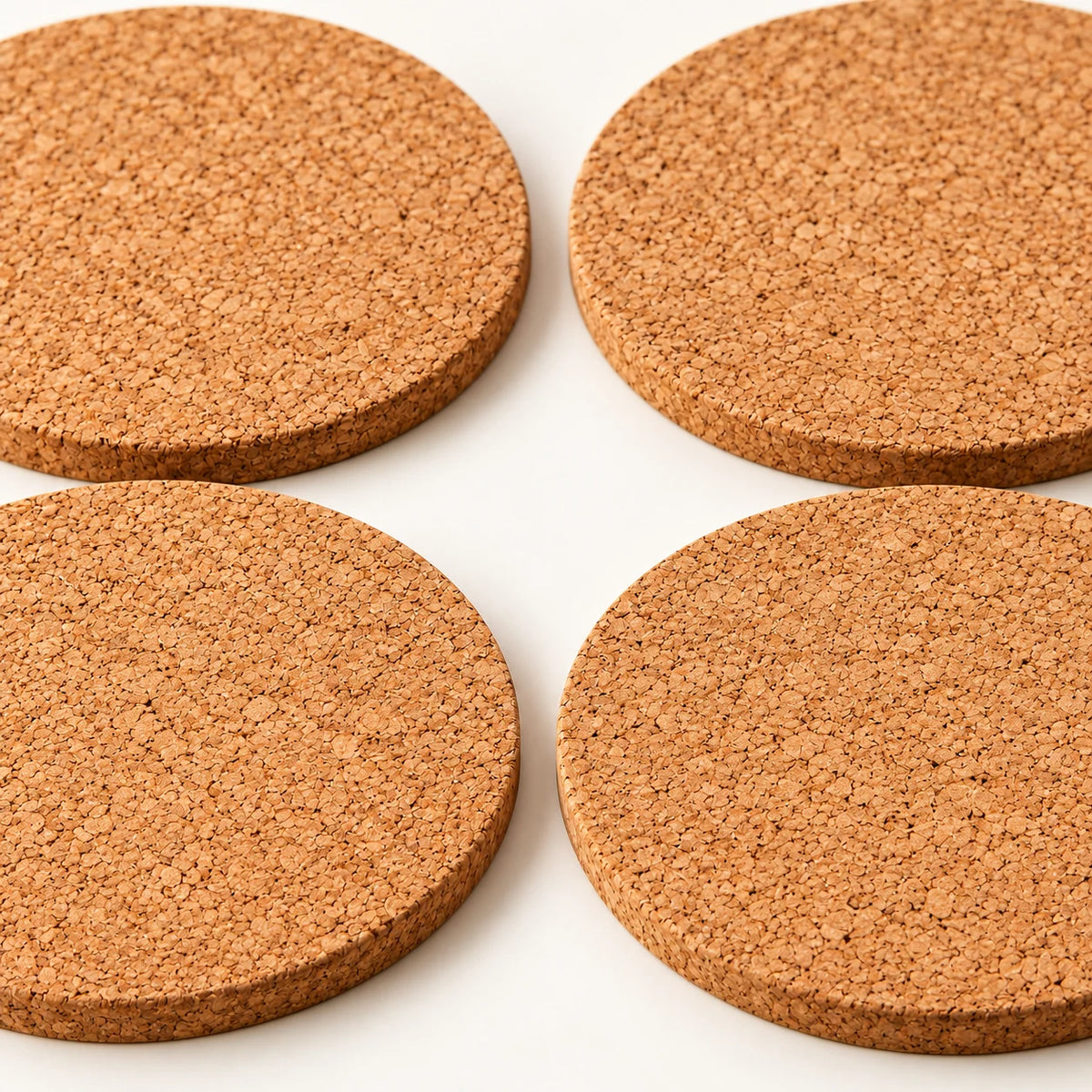 Cork Coaster Quartet — detail view