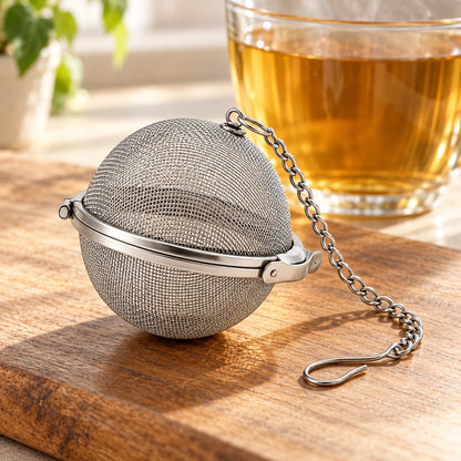 Mesh Tea Infuser Ball — lifestyle view