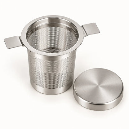 Tea Infuser Basket with Lid — overview view